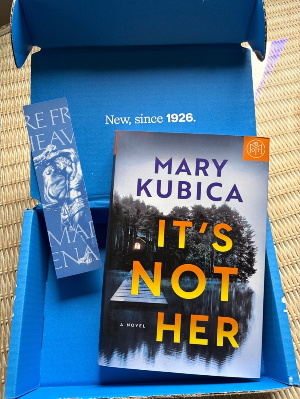 NWT- Book of the Month - It’s Not Her by Mary Kubica